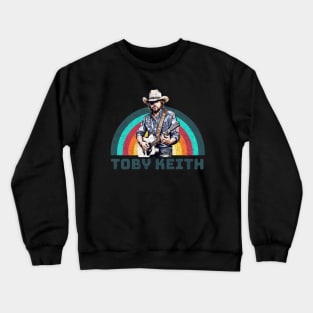 keith// singer vintage country music Crewneck Sweatshirt